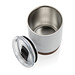 XD COLLECTION Kleine Vakuum-Kaffeetasse aus RCS rSteel & Kork, weiß