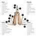 XD COLLECTION Multitool Wood, klein, braun