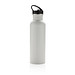 XD COLLECTION Sportflasche Deluxe aus Edelstahl, 710 ml, weiß