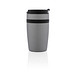 XD XCLUSIVE auslaufsicherer Vakuum-Becher Sierra, 280 ml, silber/schwarz