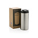 XD XCLUSIVE Metro Becher Becher aus recyceltem Edelstahl, silber