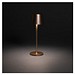 Zenic USB Tischleuchte aus RCS recyceltem Kunststoff, Bronze