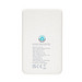 5.000mAh 5W Wireless Powerbank aus RCS recyceltem Kunststoff, weiß