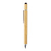 Bambus Tool Pen 5-in-1, blaue Mine, braun