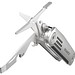 STRUKTURA knife 8+ mini Taschenmesser, silber, schwarz