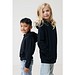 Iqoniq Yengo KidsHoodie mit Seitentaschen aus rec. Baumwolle, schwarz, 34