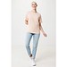 Iqoniq Kakadu relaxed T-Shirt aus recycelter Baumwolle, peach nectar, XXS