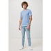 Iqoniq Brett T-Shirt aus recycelter Baumwolle, light heather blue, L