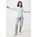 Iqoniq Etosha Lightweight Sweater aus recycelter Baumwolle, crushed mint, XXXL