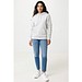 Iqoniq Rila Lightweight Hoodie aus recycelter Baumwolle, light heather grey, XXS