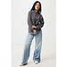 Iqoniq Yengo Hoodie mit Seitentaschen aus rec. Baumwolle, anthrazit, XS