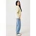 Iqoniq Yengo Hoodie mit Seitentaschen aus rec. Baumwolle, cream yellow, L