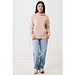 Iqoniq Yengo Hoodie mit Seitentaschen aus rec. Baumwolle, peach nectar, XS