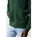 Iqoniq Abisko Zip-Kapuzenpullover aus recycelter Baumwolle, forest green, XXS