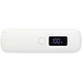 Acrux 35 W 10.000 mAh Tablet Powerbank mit integriertem Typ-C-Kabel aus recyceltem Kunststoff, weiss