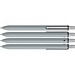 uma® Metall-Kugelschreiber AERO, hellgrau