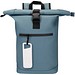 Alkes 12 W 5.000 mAh wasserfeste Powerbank aus recyceltem Kunststoff mit Karabinerhaken, weiss