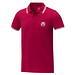 Amarago Polo mit abgesetztem Rand für Herren, rot, XL