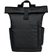 Byron 15,6 Zoll GRS RPET Roll-Top Rucksack 18 L, schwarz