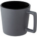 Cali 370 ml Keramiktasse mit matter Oberfläche, schwarz