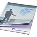 Desk-Mate® A5 Notizbuch mit Kunststoff Cover und Spiralbindung, weiß, 100 pages