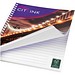Desk-Mate® A5 Notizbuch mit Spiralbindung, weiß, 50 pages