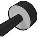 Edelstahl-Tischlampe MUSHROOM,schwarz