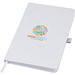 Fabianna Hardcover Notizbuch aus Crush-Papier, weiß