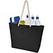 Florida 270 g/m² Strandtragetasche aus recyceltem GRS-Material, schwarz