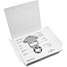 Geschenkartikel: ROMINOX® Key Tool Football / Fußball (18 Funktionen) im Motiv-Mäppchen Werkzeug, silber