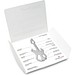 Geschenkartikel: ROMINOX® Key Tool Guitar / Gitarre (19 Funktionen) im Motiv-Mäppchen Danke, silber