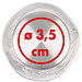 Glasflasche Indianapolis, 550 ml, transparent Glasflasche Indianapolis, 550 ml, transparent