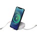 Gloas Aufrollbares 5 in 1 Kabel aus Recyclingmaterial mit Datensynchronisierung und 100 W Schnellladefunktion sowie Smartphone Toolkit, weiss