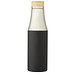 Hulan 540 ml Kupfer-Vakuum Isolierflasche mit Bambusdeckel, schwarz