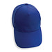 Impact 5 Panel Kappe aus 280gr rCotton mit AWARE Tracer, blau