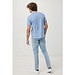 IQONIQ Brett T-Shirt aus recycelter Baumwolle, light heather blue, XXXL
