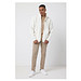 Iqoniq Diran Fleecejacke aus recyceltem Polyesterflor, neutral, XXL