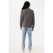 IQONIQ Elgon Quarter-Zip-Sweater aus rec. Baumwolle, anthrazit, S