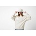 IQONIQ Kruger Relax-Rundhals-Sweater aus recycelt. Baumwolle, natural raw, L