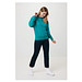 Iqoniq Kruger Relax-Rundhals-Sweater aus recycelt. Baumwolle, verdigris, XXL