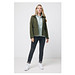 Iqoniq Makalu Damen Softshelljacke aus recyceltem Polyester, khaki, L