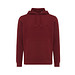 Iqoniq Rila Lightweight Hoodie aus recycelter Baumwolle, burgunderrot, XXXL