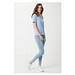 Iqoniq Sierra Lightweight T-Shirt aus recycelter Baumwolle, sky blue, XXXL