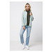 Iqoniq Talung Mikrofleece Jacke aus recyceltem Polyester, Iceberg green, XXXL