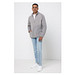 Iqoniq Talung Mikrofleece Jacke aus recyceltem Polyester, storm grey, XXXL