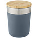 Lagan 300 ml Kupfer-Vakuum Isolierbecher mit Bambusdeckel, eisblau
