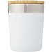 Lagan 300 ml Kupfer-Vakuum Isolierbecher mit Bambusdeckel, weiss