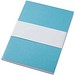 Novella Austen A5 Softcover Notizbuch aus Recyclingmaterial – 100 Blatt, blau