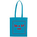 Einkaufstasche Baumwolle, lange Henkel, türkis