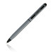 Pierre Cardin® REPORTER Set aus Notizbuch A5 und Kugelschreiber, grau/schwarz